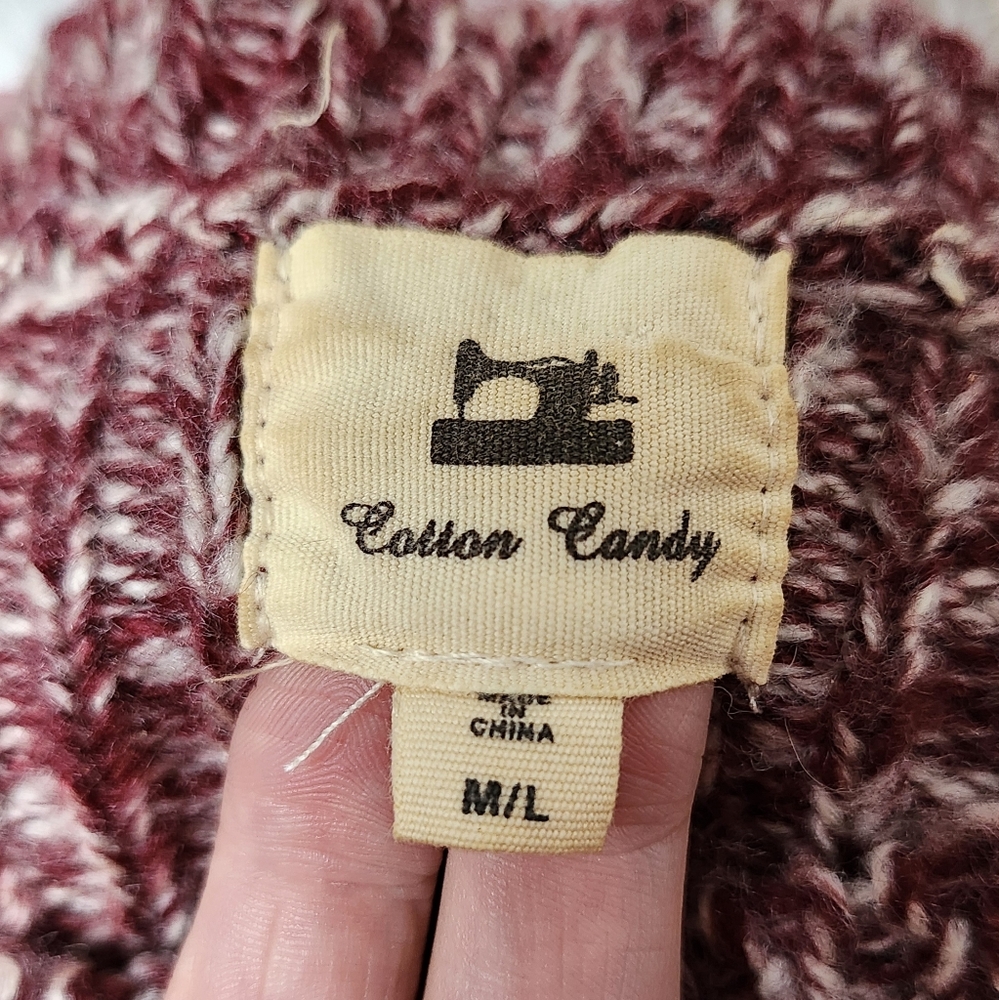 Maroon Knit Sweater - Picture 6 of 8